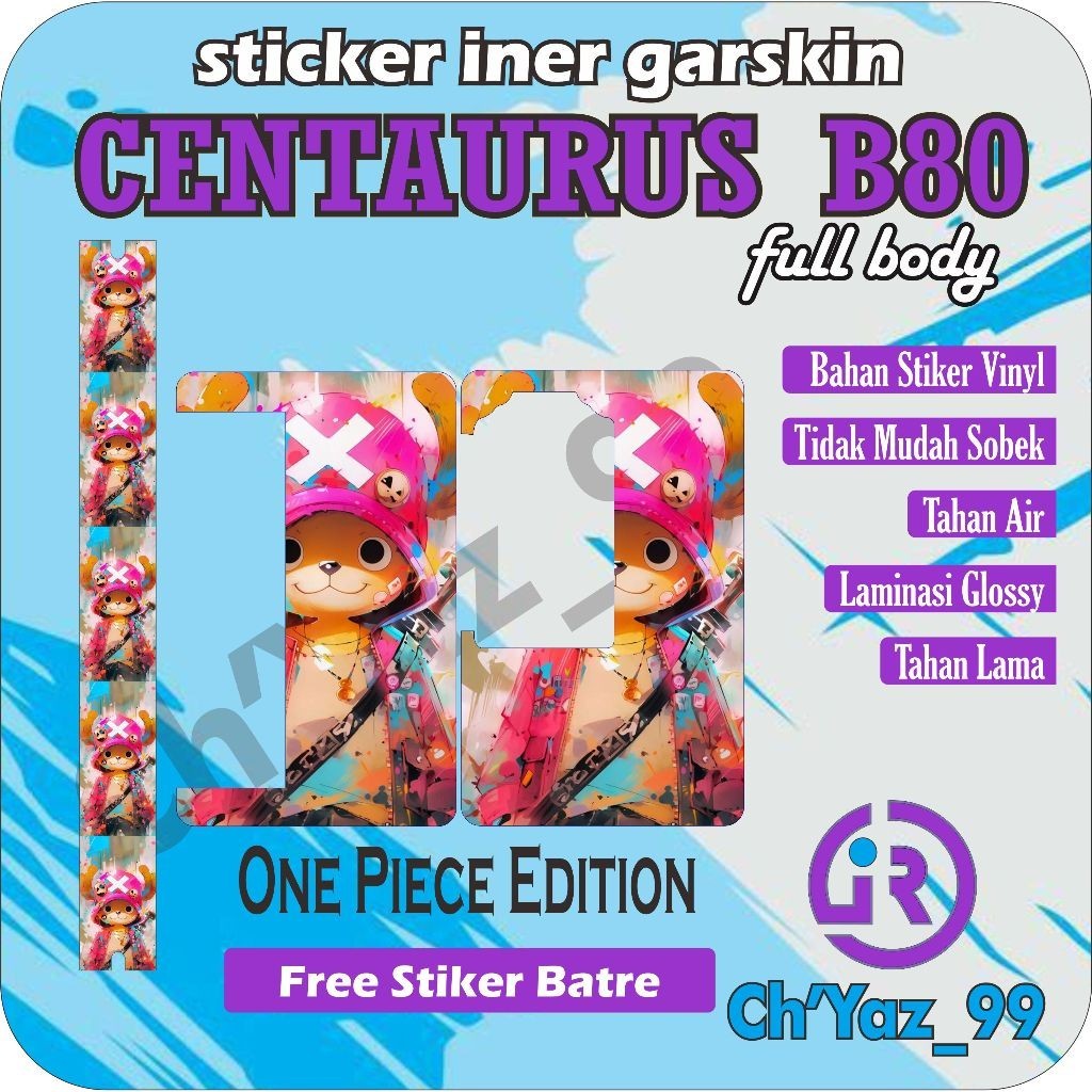 

[COD] Garskin Stiker Kin One Label Custom Presisi Terlaris