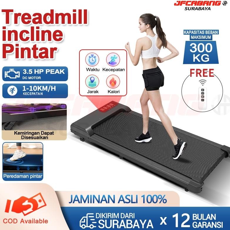 READY 10KM Treadmill /Treadmill matras lari elektrik/Matras lari lipat/Matras lari dan jalan yang ta