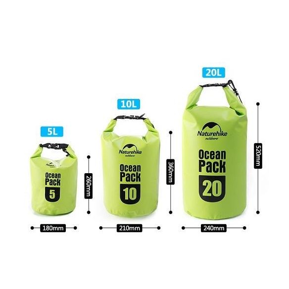 BIG SALE Dry bag waterproof bag 10L 20L Naturehike FS15M010-J FS15M020-J PROMO TERBARU BEST SELLER B