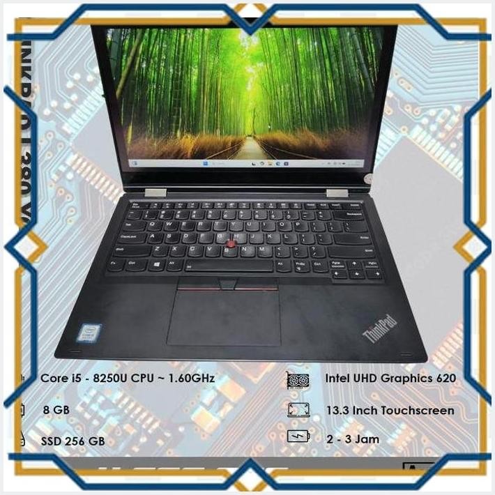 [ART] LAYAR SENTUH - LENOVO THINKPAD L380 YOGA - CORE I5 - GEN 8 TH - SSD 256 GB