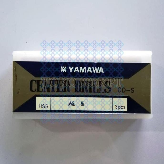 ><><><] Yamawa Center Drill 3/16" No. 5 Mata Bor Center Bubut Japan