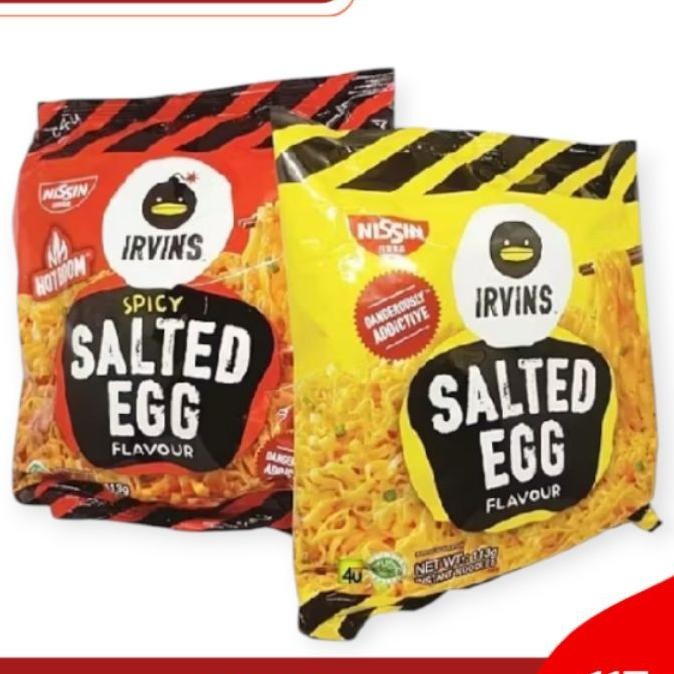 

Nissin Irvins Nt Fried Noodle Spicy Ed Egg 117Gr