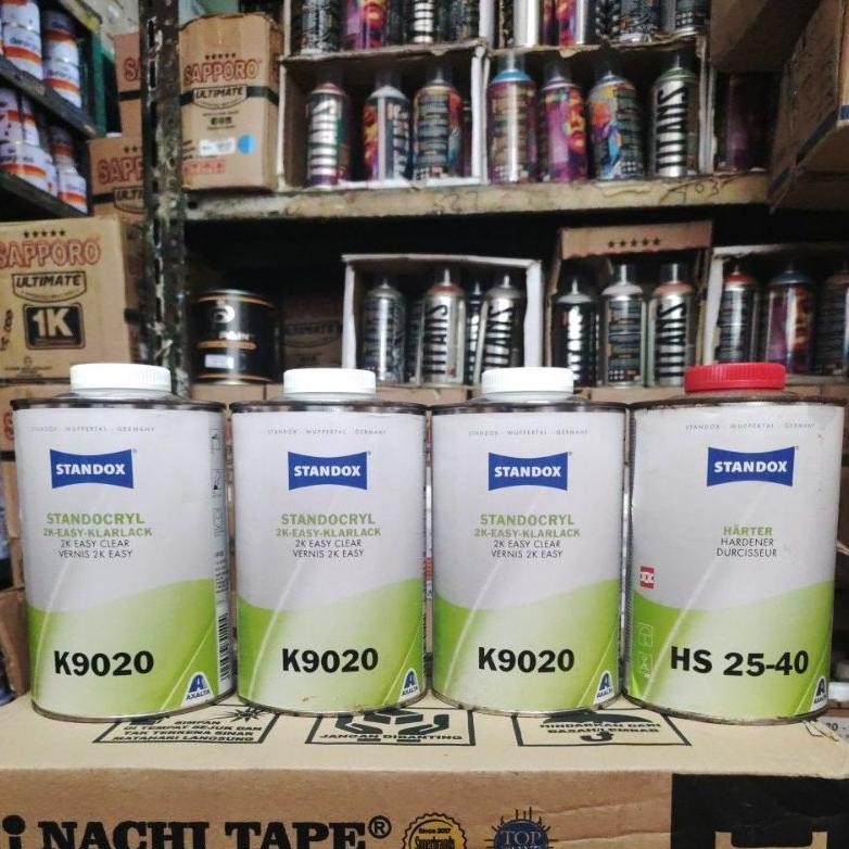 READY STOK Clear 2K Easy Clear Standox K920 3.L Hardener Hs 25-40 1.L Siap kirim