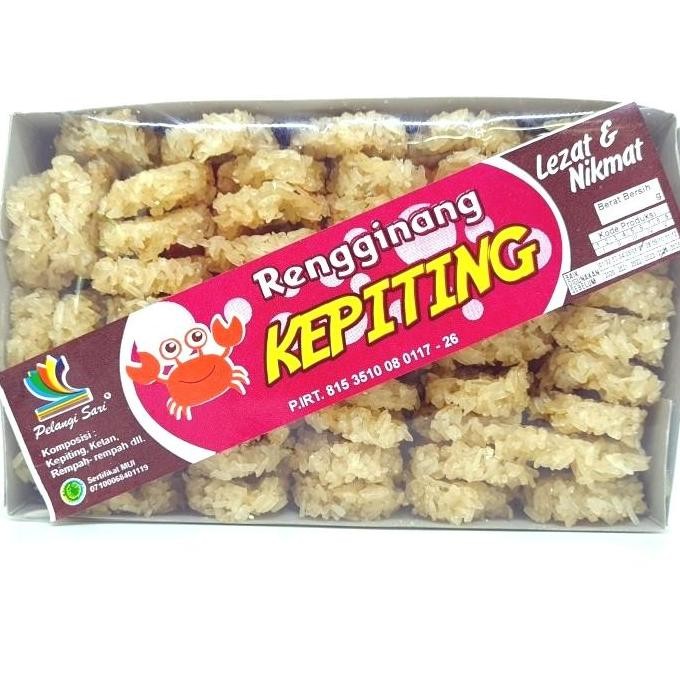 

((((()paling dicari] PELANGI SARI RENGGINANG RASA KEPITING 450g | MENTAH KHAS BANYUWANGI