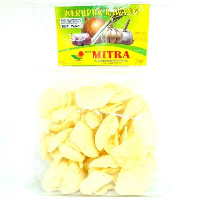 

Silahkan Order] MITRA KERUPUK BAWANG MATANG 150gr| KRUPUK GARLIC CRACKER KHAS SIDOARJO