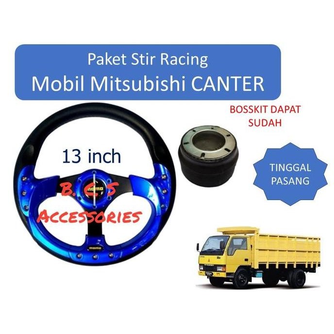 Paket Stir Racing Tinggal Pasang Khusus Mobil Canter - Stir Racing Berkualitas Untuk Mobil Canter Ca