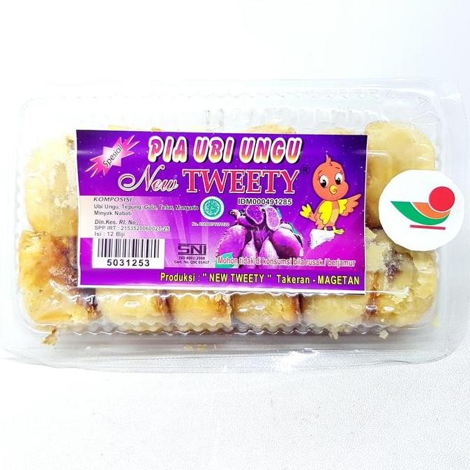 

:>:>:>:>] NEW TWEETY PIA UBI UNGU ISI 12pcs | BAKPIA BAPIA TELO HALAL MUI ASLI