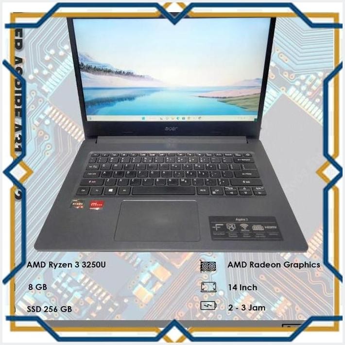 [ART] ACER ASPIRE 3 A314 - 22 - RYZEN 3 - RAM 8 GB - SSD 256 GB