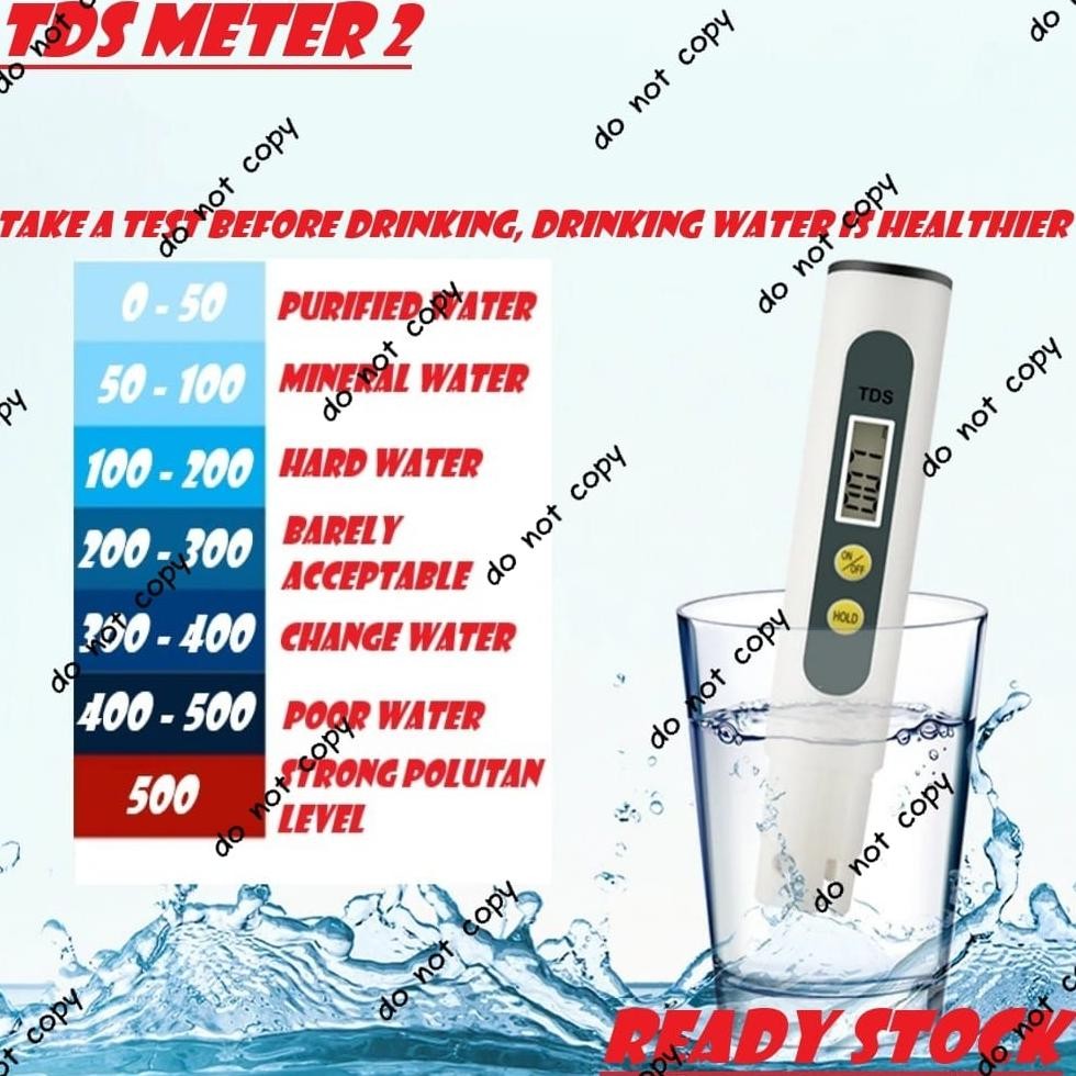 Alat Ukur Hidroponik TDS meter TDS meter digital alat ukur ppm air hidroponik TDS Meter 2