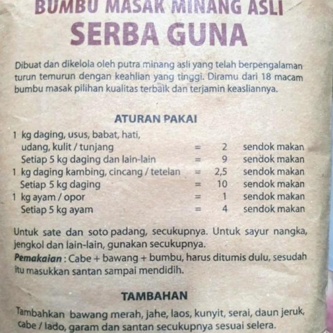 

JH8 Bumbu rendang cap serbaguna 250gr