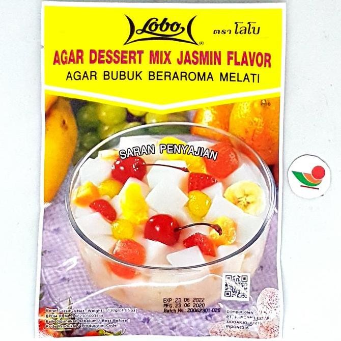 

best produk] LOBO AGAR DESSERT MIX JASMIN FLAVOR 130gr | PUDING PUDDING JASMINE