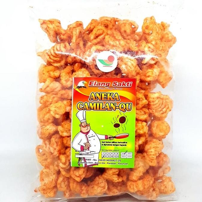 

;&;&;&;&] ELANG SAKTI ANEKA CAMILAN-QU KEONG BALADO 175gr | PEDAS MANIS KRIPIK