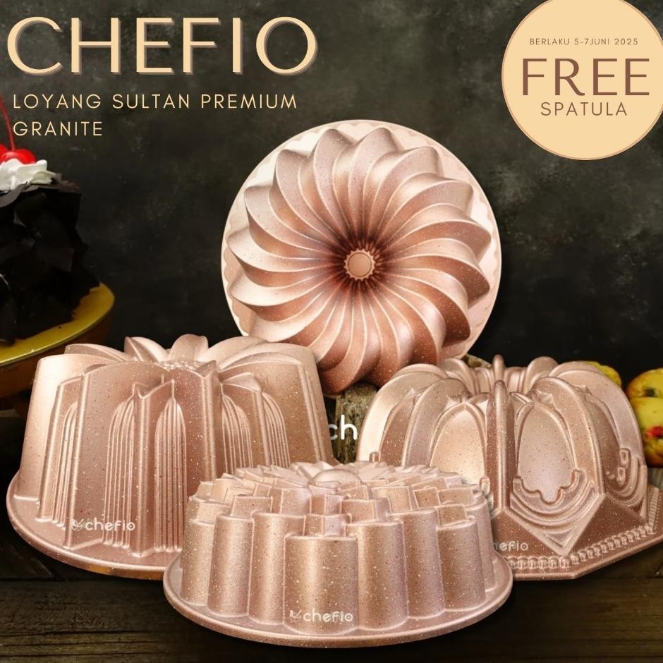 Chefio Loyang Granite Loyang Sultan Loyang Butter Cake