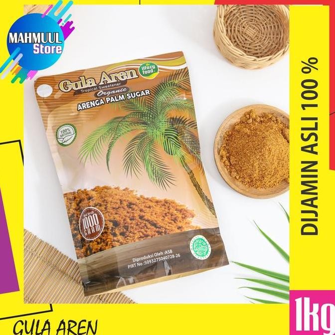 

JH8 1 kg Gula Aren Organik / Gula Semut Palm Sugar / Aren SQ 1000 gr