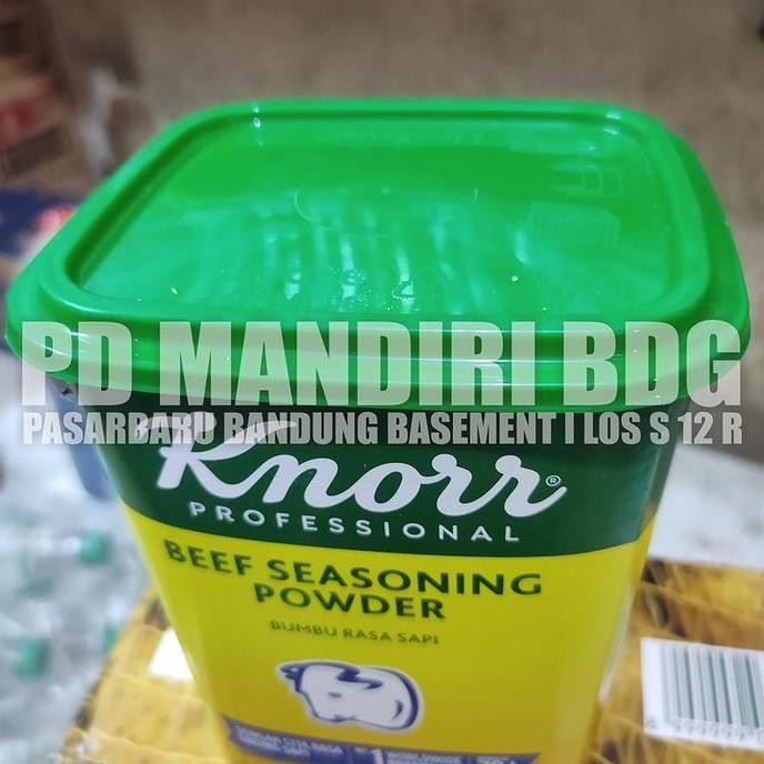 

JH8 KNORR BEEF SEASONING POWDER 1Kg / Kaldu Daging Sapi by Knorr / Bubuk