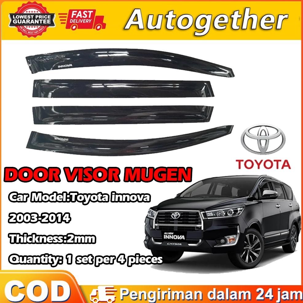Talang Air Pintu Mobil Toyota Innova 2003 2014 Model Slim 4 Pintu Pelindung Mobil Dengan Penggilinga