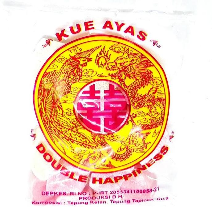 

Silahkan Order] DOUBLE HAPPINESS KUE AYAS 75gr | MOCI MOCHI JEPANG JADUL TANPA ISI DH