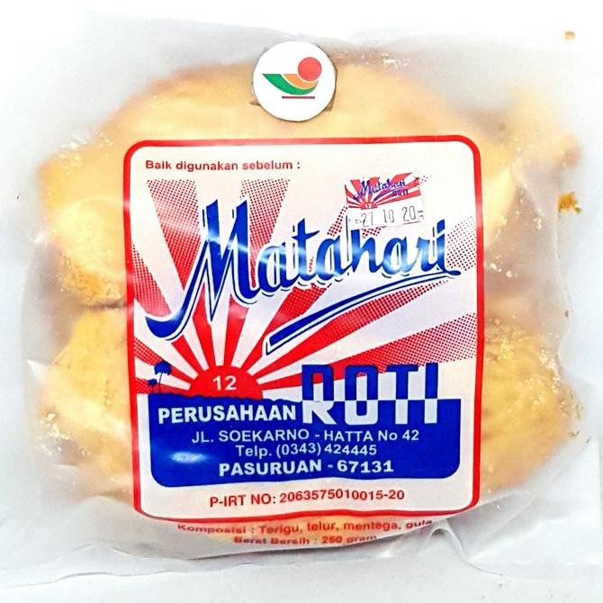 

Buruan serbu] MATAHARI ROTI SISIR KERING KHAS PASURUAN 250gr | KUE GARING CRISPY
