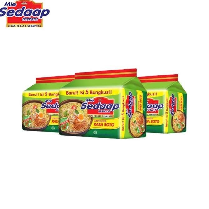 

(Expert) Mie Sedaap Soto 75gr isi 5 Triple Pack