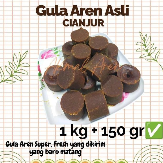 

JH8 Gula Aren Asli Murni Cianjur 1000 + 150 gram | 1.15 Kg