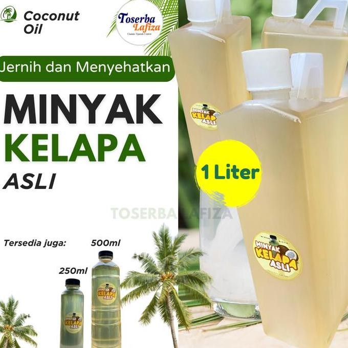 

JH8 Minyak Kelapa Asli Dirigen 1 liter - Minyak tradisional klentik jerigen 1000ml