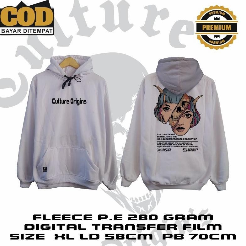 Promo Hoodie Sweater Distro Culture Origins Motif Couple Cowok Cewek Bisa Murah Jaket Hodie Pria Ori