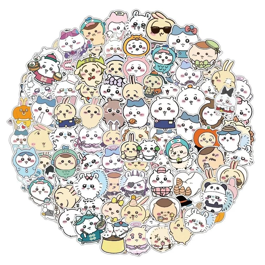 

100Pcs Kawaii Cartoon Graffiti Stickers - Cute Animal Doodles For Laptop, Water Bottle & Phone Case Decor