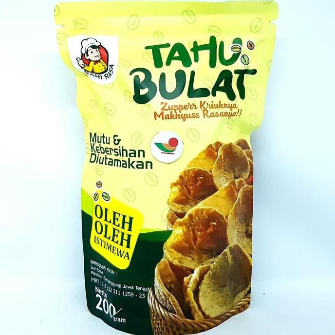 

'+'+'+'+] SARI RASA KRIPIK TAHU BULAT 200gr | DIGORENG DADAKAN BRINTIK KERIPIK