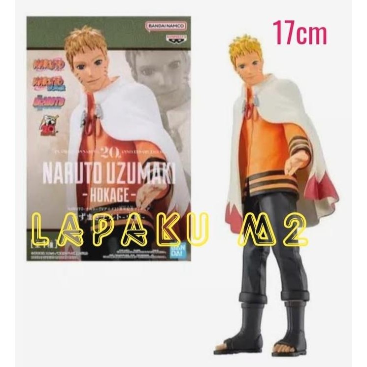 Action Figure Naruto 20th Anniversary Naruto Uzumaki Hokage lapaku72 Murah