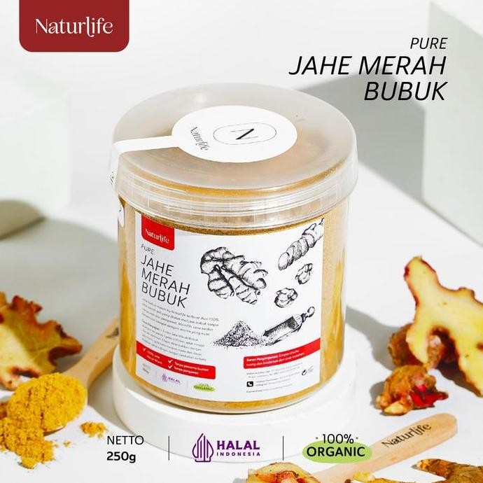 

JH8 JAHE MERAH BUBUK 250G ASLI 100% TANPA CAMPURAN ORIGINAL NATURLIFE SERBUK JAHE / BUBUK MINUMAN JAHE MERAH / JAHE MERAH INSTAN PURE RED GINGER POWDER / IMUN BOOSTER ORGANIC NUTRIFARM / BEORGANIK / DARI BUMI / SAFIYA / GALLEO