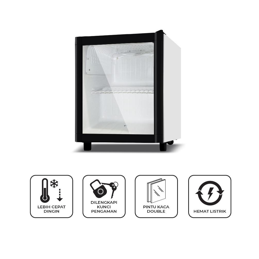 Maspion Lemari Pendingin Showcase 63 Liter USG-063