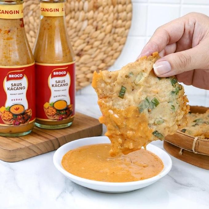 

JH8 Paket Bundling Saos Kacang Broco rasa Pedas dan Original Saus Makanan Bahan Sauce