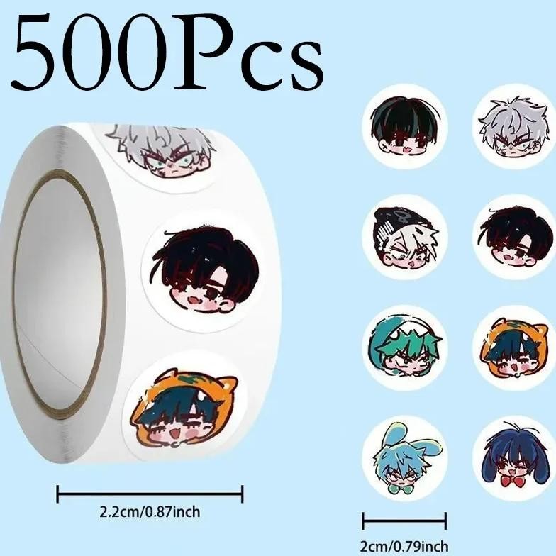 

500Pcs/Set Tv Alien Stage Anime Cartoon Sticker Cute Ivan Till Children'S Diary Bonus Gift Closure Diary Booklet Gift