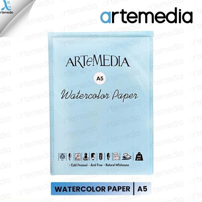 

Sale Kertas Cat Air Artemedia A5 Watercolor Paper Sheet