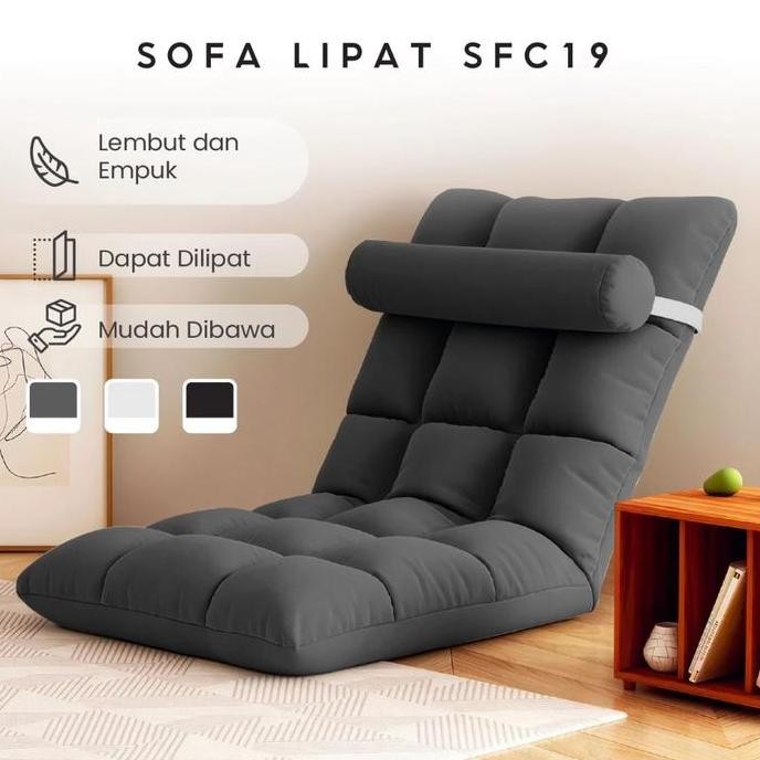 Kursi Lipat Lesehan Sofa Kursi Lesehan Sandaran Kursi Lantai Tatami Kursi Sofa Minimalis SFC-19 Furn