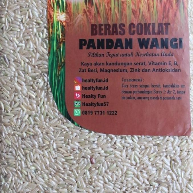 

(Expert) Beras Coklat Pandan Wangi | Kemasan vakum | Bruto 1Kg |