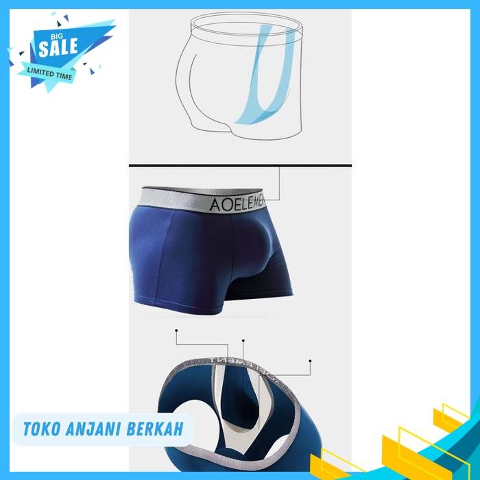 AOELEMENT SEPARATEC TRUNK CELANA DALAM SEKSI PRIA MEN UNDERWEAR AO / AOELEMENT SEPARATEC TRUNK CELAN