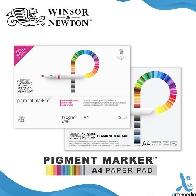 

Sale Kertas Gambar Winsor & Newton A4 Pigment Marker Paper Pad