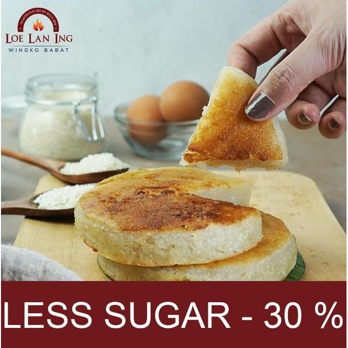 

JH8 Loe Lan Ing Wingko Babat Medium Less Sugar