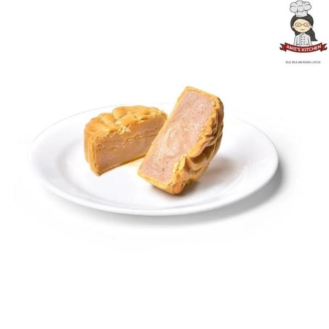 

JH8 Single Mooncake moon cake kue bulan Ame Lim rasa Lotus