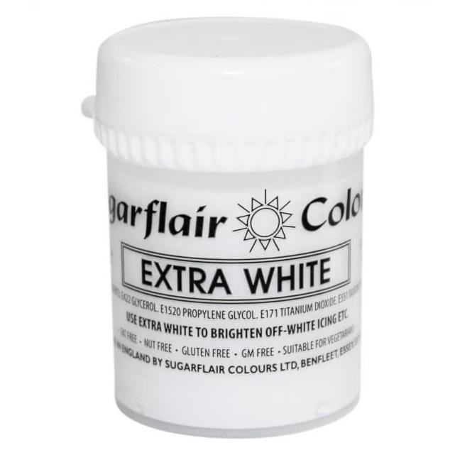 

(Expert) Sugarflair Maximum Concentrated Paste Colours - Extra White