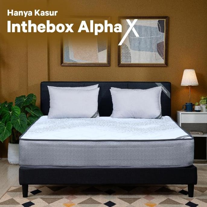 [Free Bantal] INTHEBOX ALPHA X - Kasur Springbed - Ukuran kasur 90x200, 100x200, 120x200, 140x200, 1