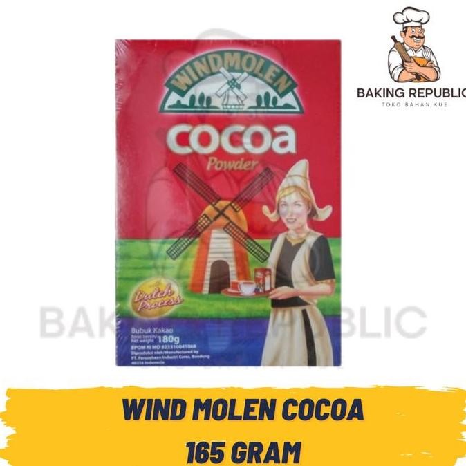 

(Expert) Bubuk Coklat/Cocoa Powder Wind Molen 180 gr