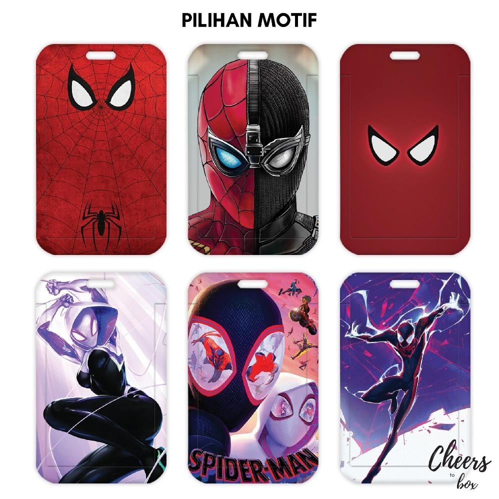 

Original [N003] Spiderman Card Holder Tali Lanyard Akrilik / Name Tag Tali Hp / Tempat E-Money Aw-96