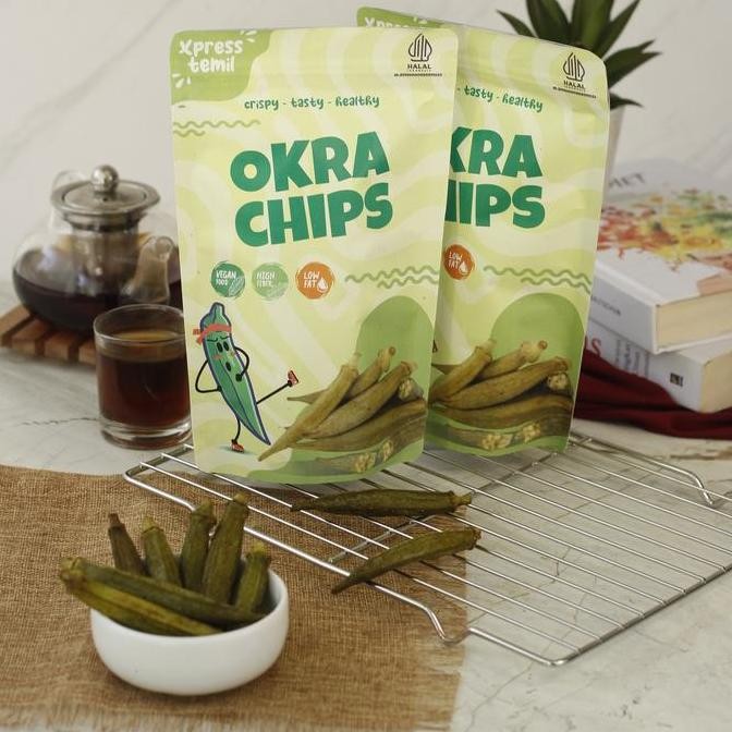 

JH8 KERIPIK SAYUR OKRA PREMIUM KEMASAN POUCH