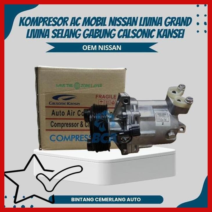 [TGA] KOMPRESOR AC MOBIL NISSAN LIVINA GRAND LIVINA SELANG GABUNG DUS NISSAN