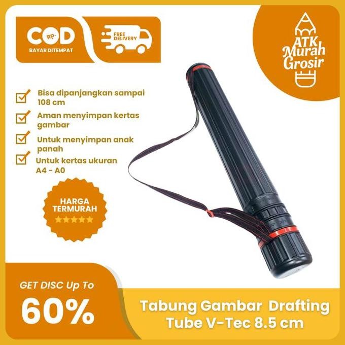 

Sale Tabung Gambar / Drafting Tube V-Tec 8.5 Cm