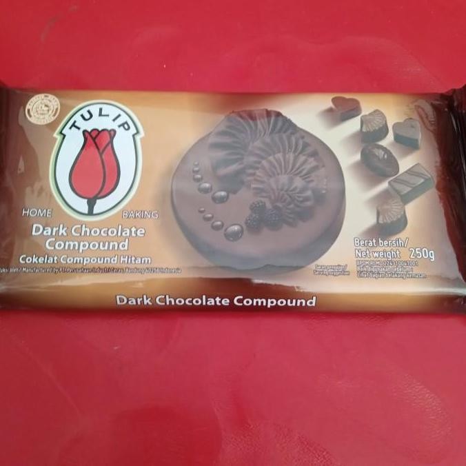 

(Expert) coklat compound tulip dark 250gr