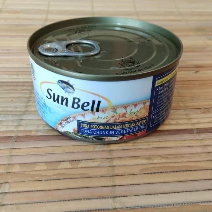 

JH8 Sunbell Tuna Chunk 185gr in Vegetable Oil Ikan Potong Kaleng