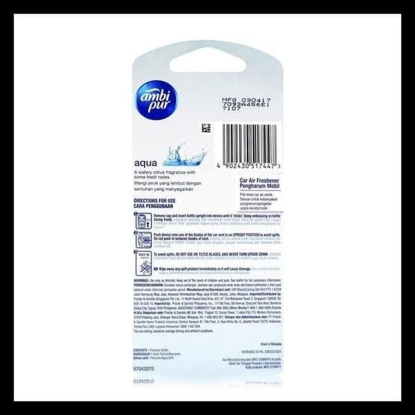 Ambipur Pewangi Mobil Vanilla Bouquet Ultra Control 7.5Ml